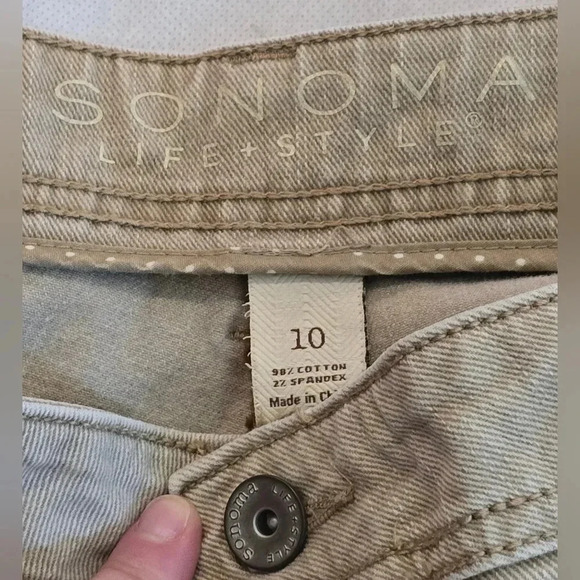 Sonoma, Size 10, Modern Fit Cropped Denim - Picture 10 of 10